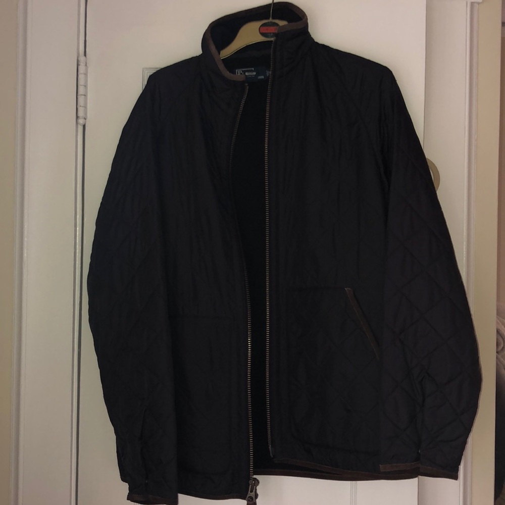 Men’s Polo Quilted Black Jacket